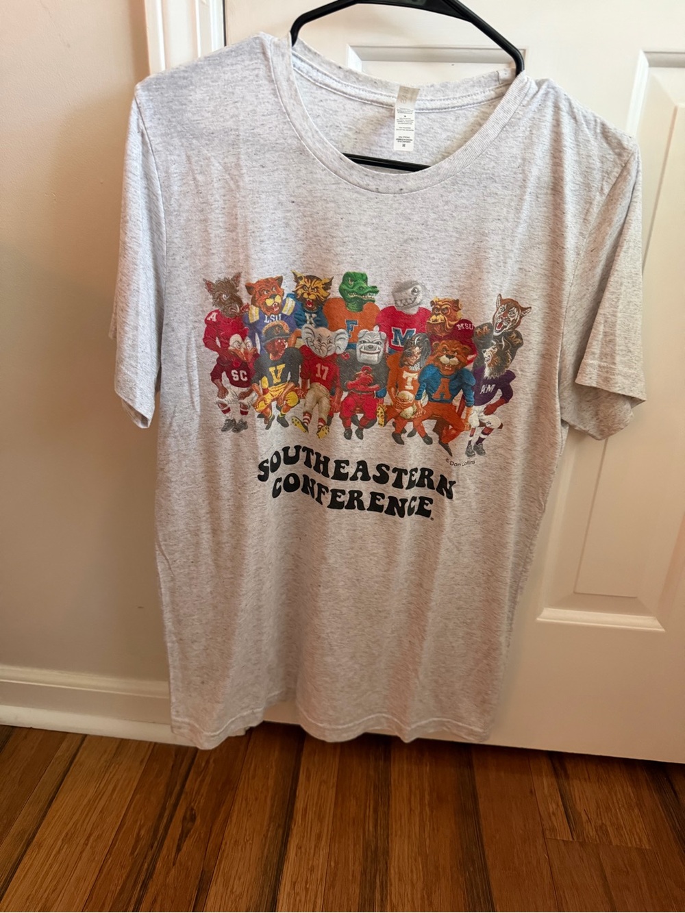 Bella Canvas Light Gray SEC Mascot Graphic Tee